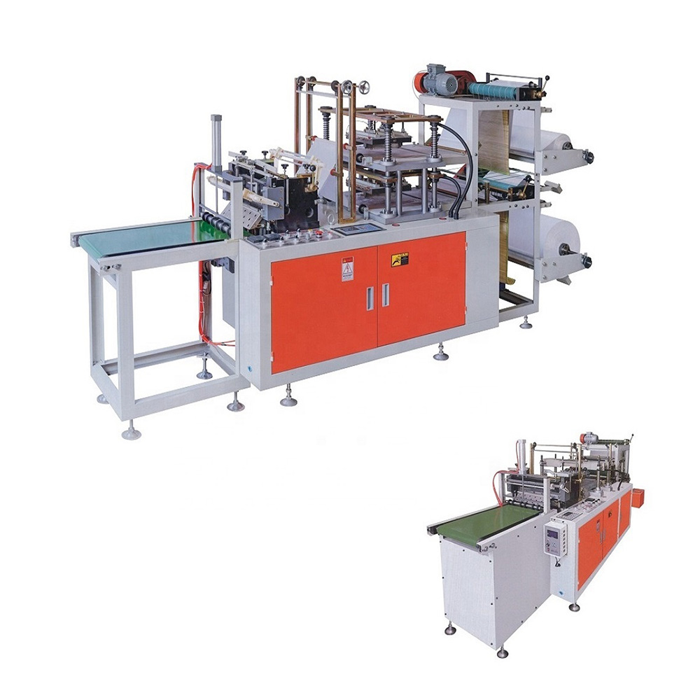 Двойный слой PE пластиковые перчатки делая машину